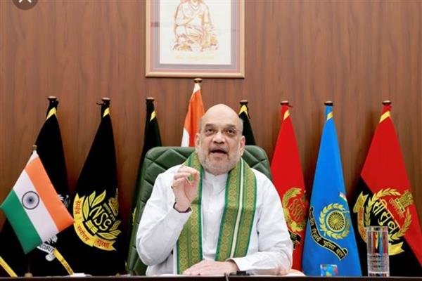 Amit Shah addresses 'Kashmir Mahotsav' organized by Indian Institute of  Sustainability, Gujarat University through video conferencing