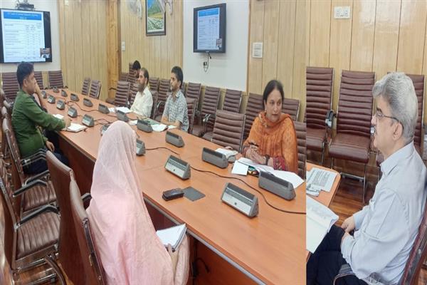 Dulloo reviews progress under Capex, CSS, NABARD for Animal, Sheep Husbandry  and Fisheries