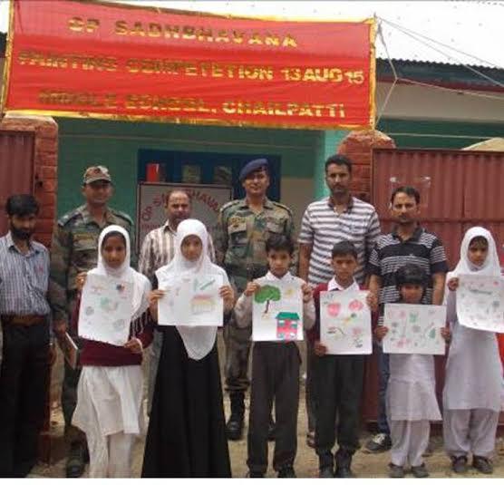 Army organises quiz & painting competitions at Kupwara