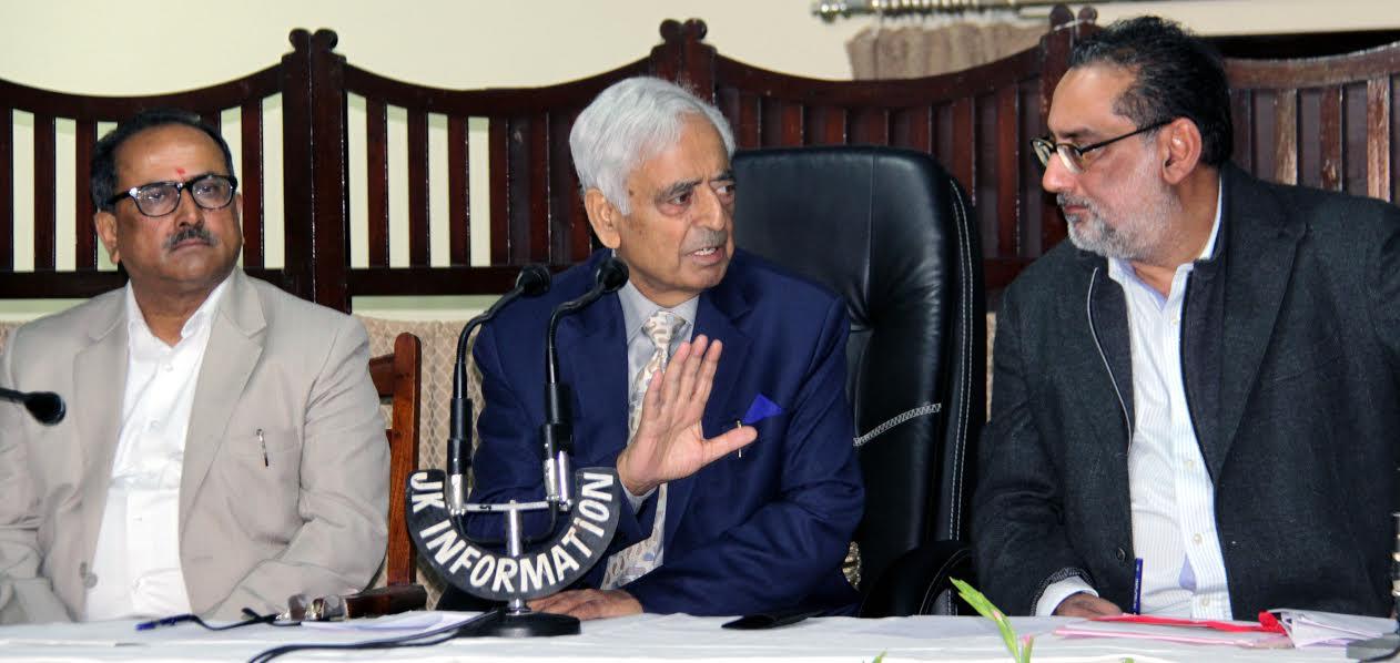 Muzaffar Baigh a senior leader, should be heard: Mufti