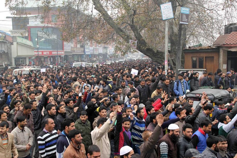 ReT’s take out protest march for their demands