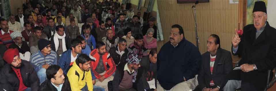 Political stalemate detrimental to interests of J&K, says Farooq