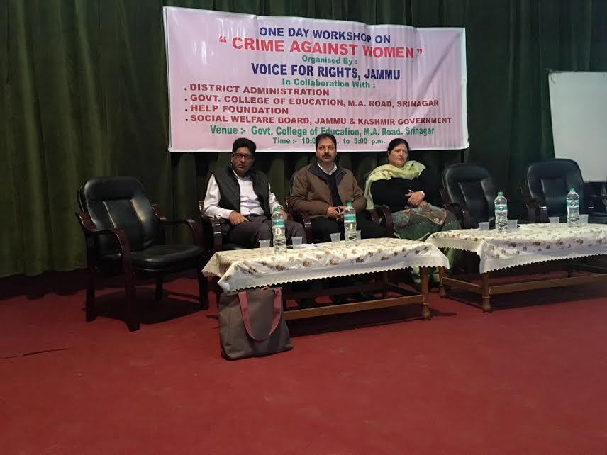‘Voice of Rights’ organizes first-ever conference on rape law in Kashmir