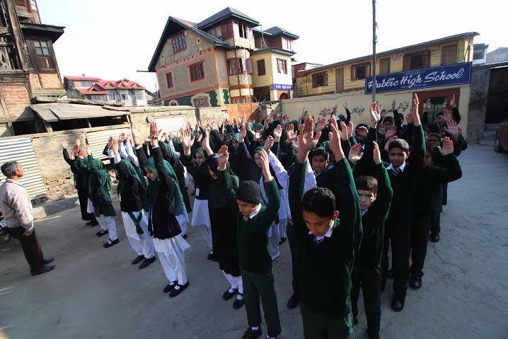 Schools in Kashmir reopen after winter break