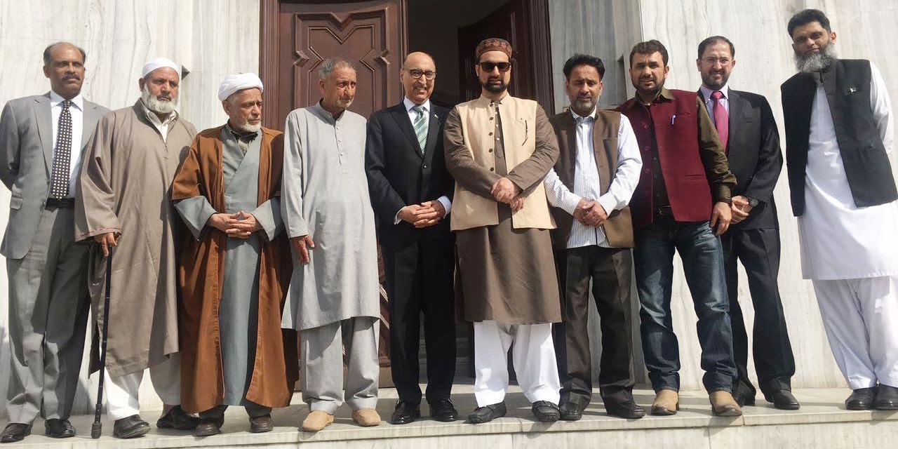 Hurriyat (M) leaders call on Abdul Basit in New Delhi