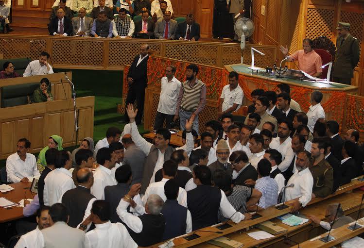Opposition demands resignation of PDP-BJP minister