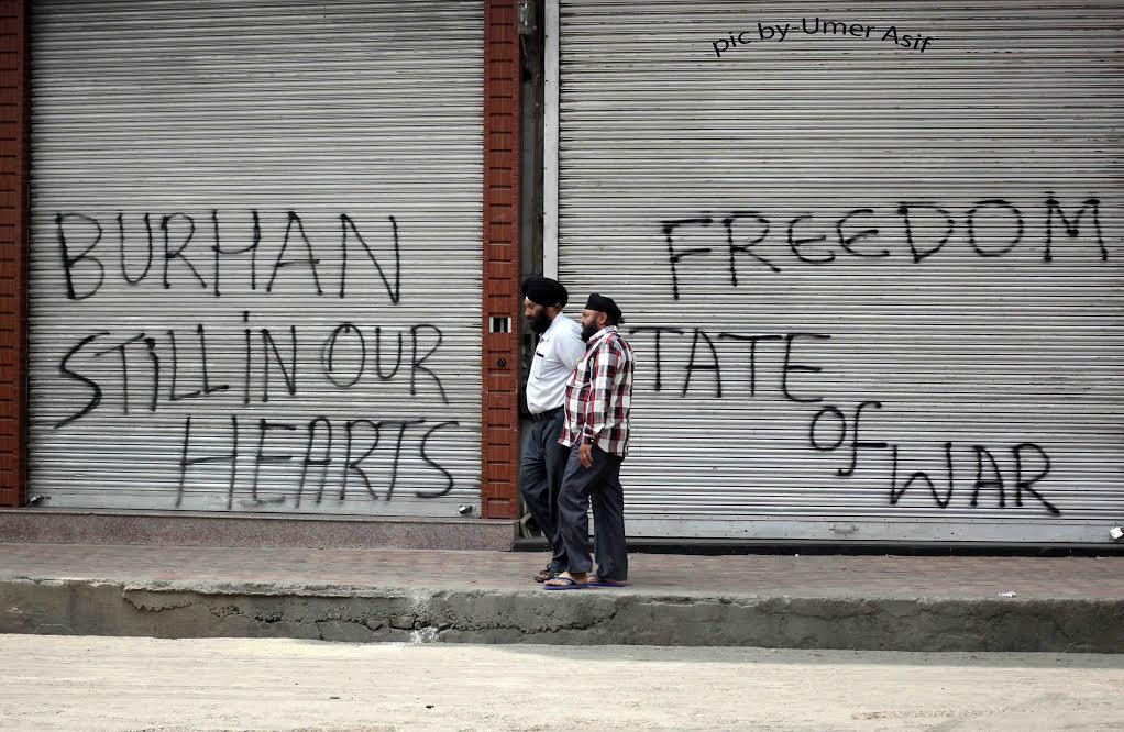 Pro-Burhan graffitis appear in City