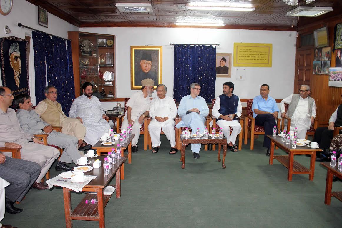 Resolution, recommendation of Opposition parties meeting held today