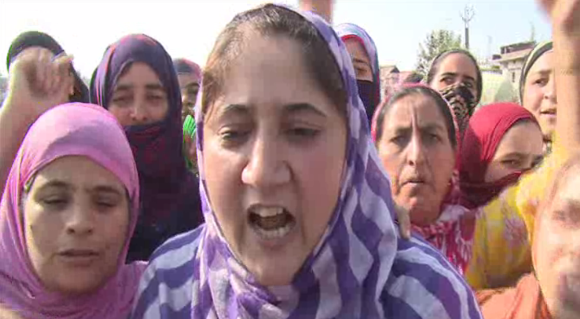 Slain minor boy’s family protest against his killing