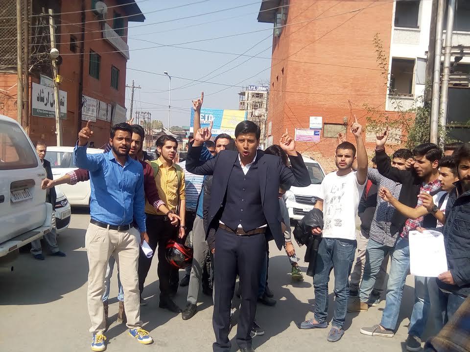 Students protest, demand deferment of exams
