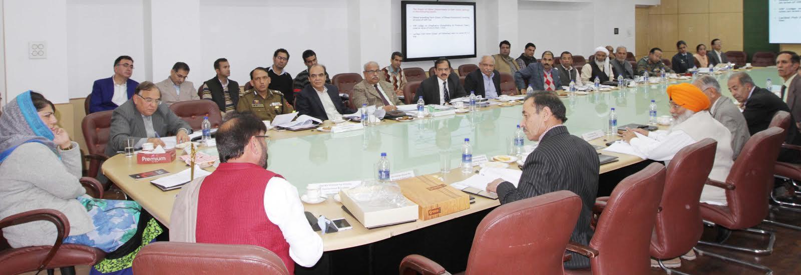 CM chairs 4th meeting of JK Wildlife Board