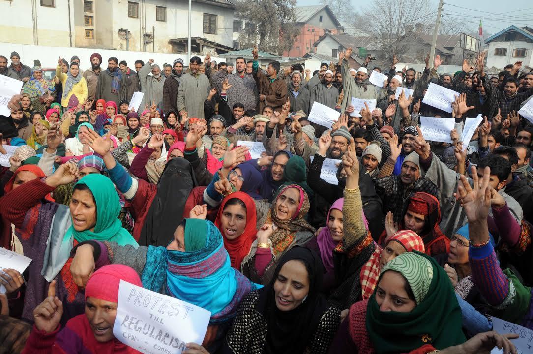 CPWC Union holds massive anti-govt protests