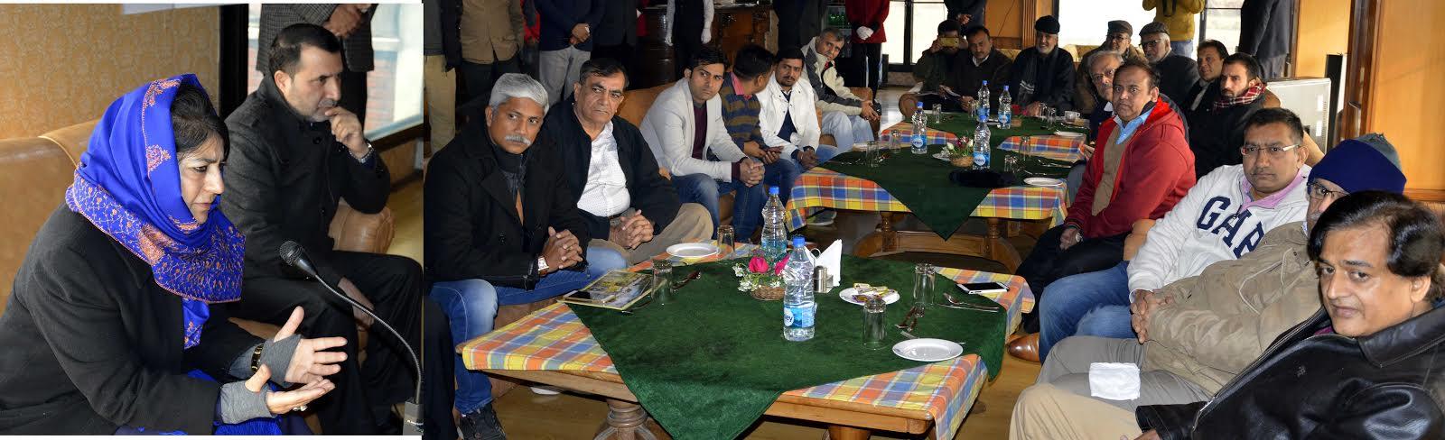 Tourism best way to promote dialogue: Mehbooba