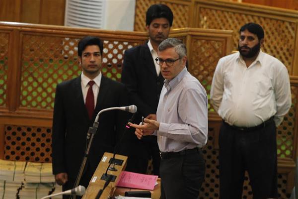 Omar leads opposition walk out in JK assembly