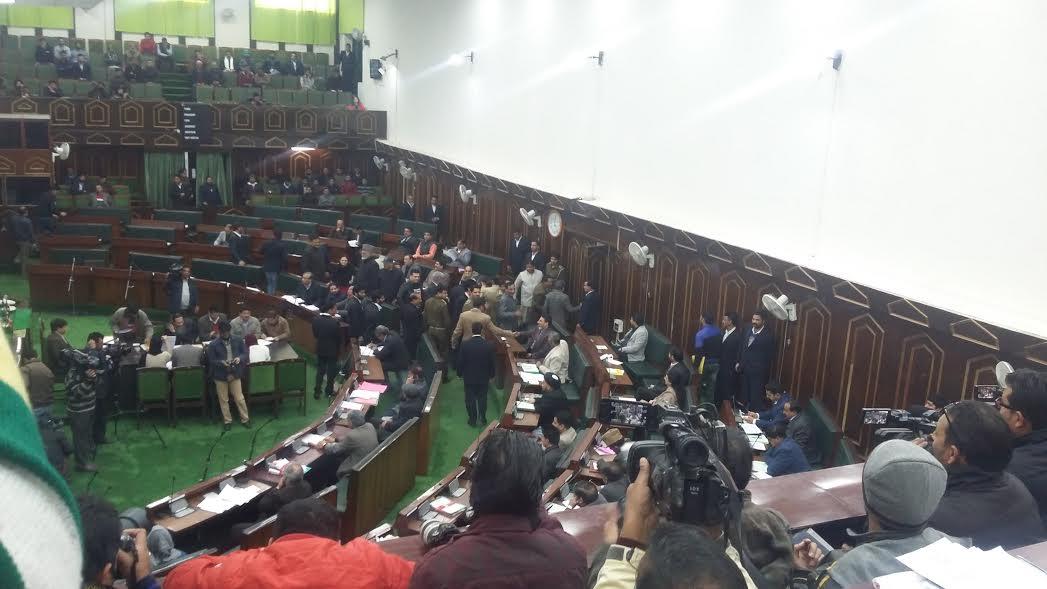 Ruckus in JK Assembly over power failure, damaged transformers
