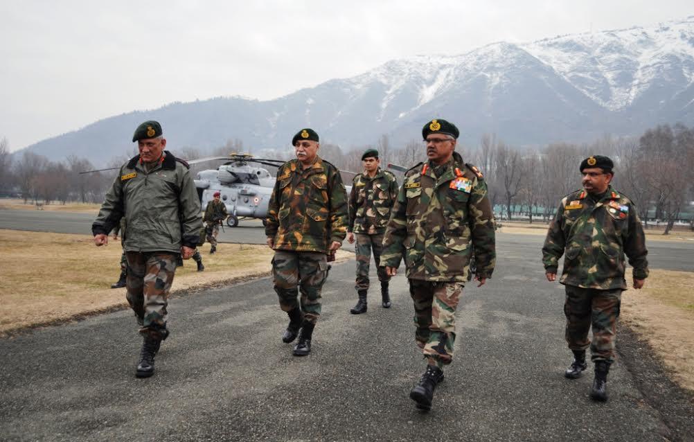 Army chief visits valley