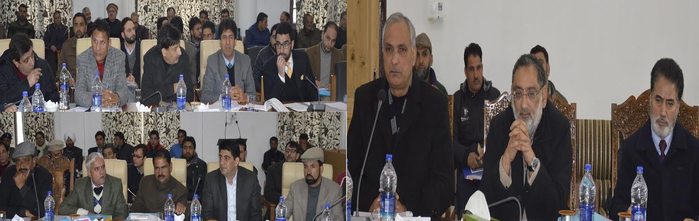 Drabu chairs Anantnag DDB meet, says effective governance thrust of Govt