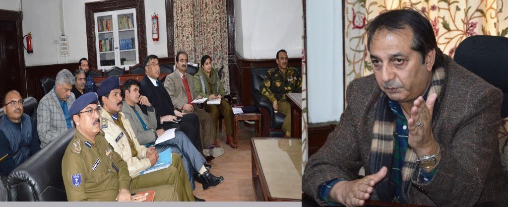 Div Com reviews traffic management plan for Srinagar city