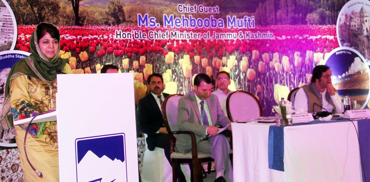 Tourism helps in removing misgivings, best way to promote dialogue: Mehbooba