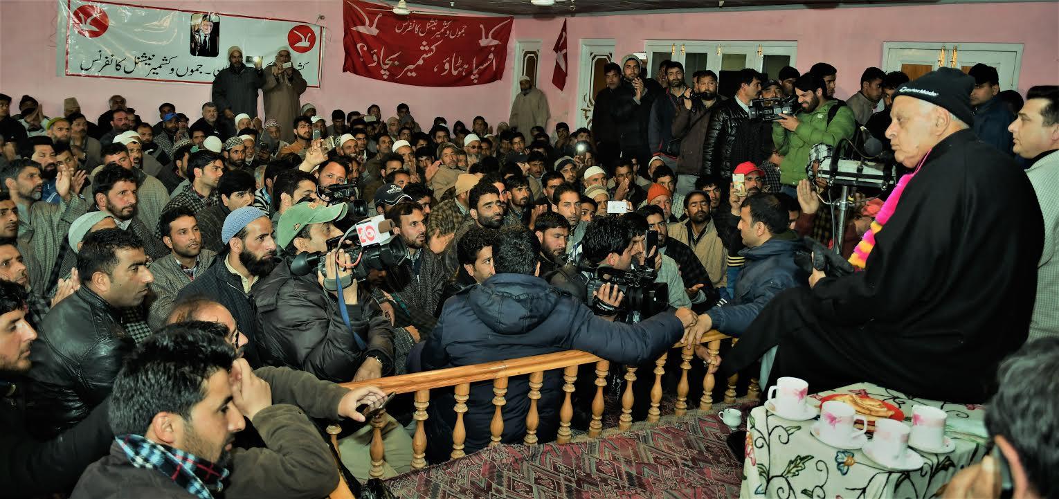Stop selling our blood for your chair: Dr. Farooq to PDP