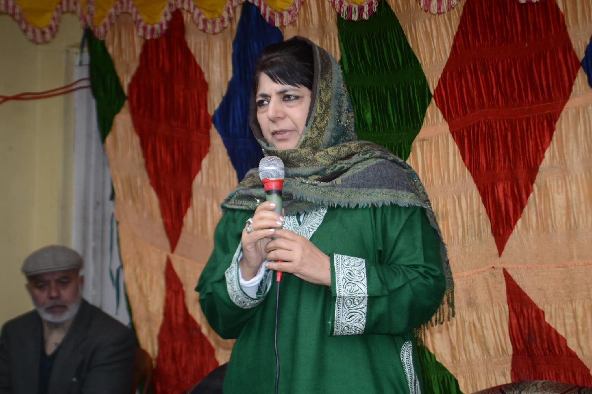 Massive dev prog rolled out, people need to support in reaping benefits: Mehbooba