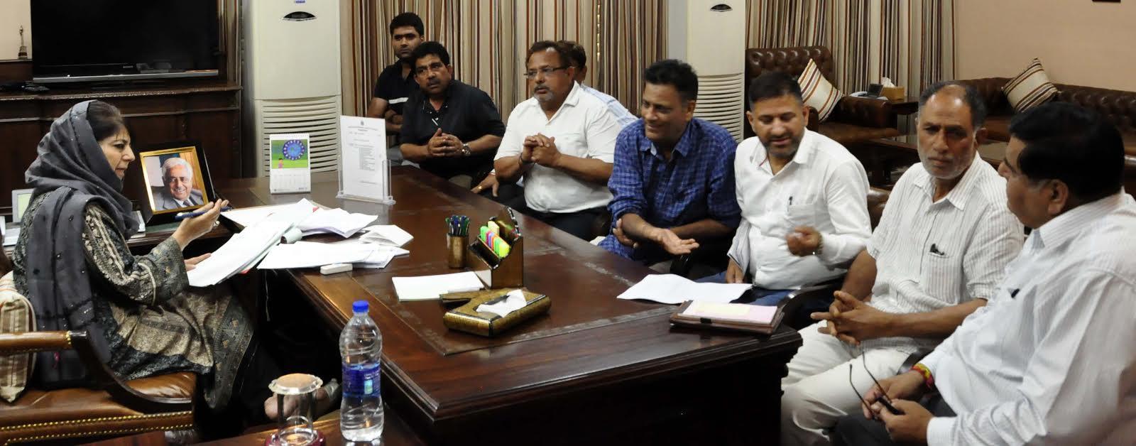 Deputations meet CM
