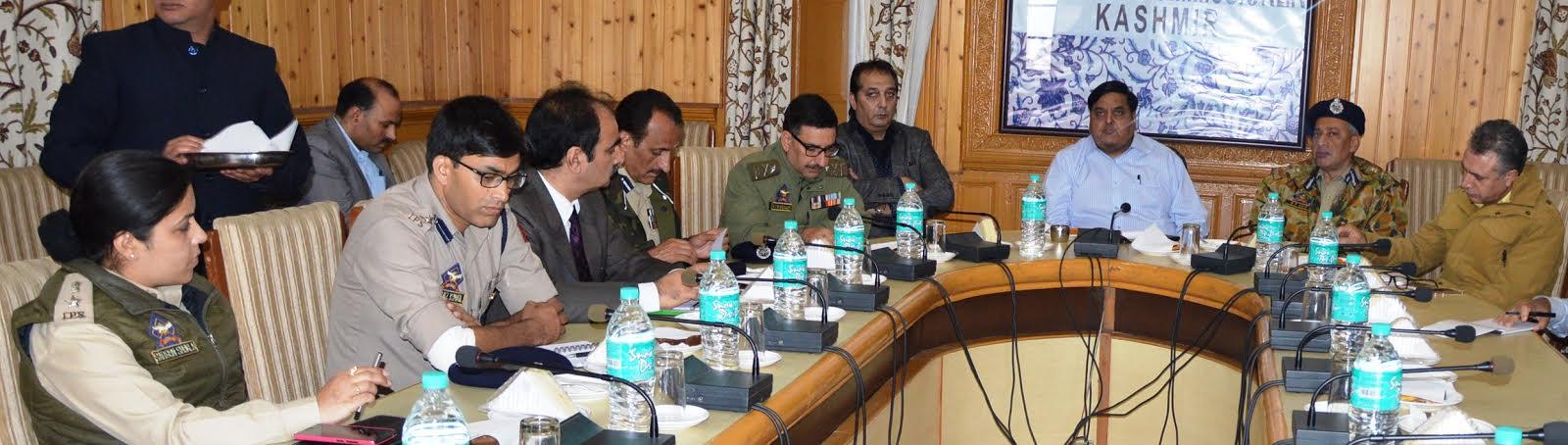 CS chairs maiden meeting with Civil & Police administration