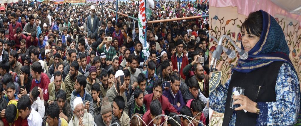 Efforts apace to mitigate sufferings of border people, far flung areas: Mehbooba