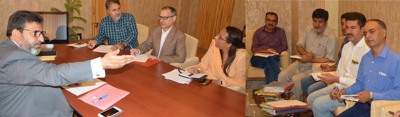 Altaf Bukhari reviews operational modalities for newly established Cluster Universities