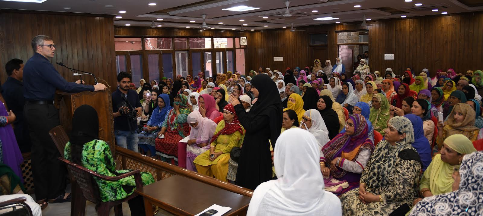 Women have borne the brunt of turmoil: Omar Abdullah