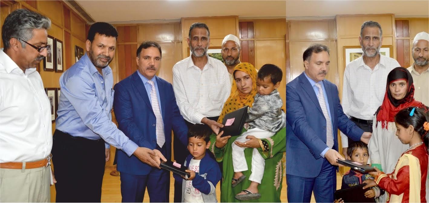 Following CMs wish, J&K Bank appoints widows of slain private security guards