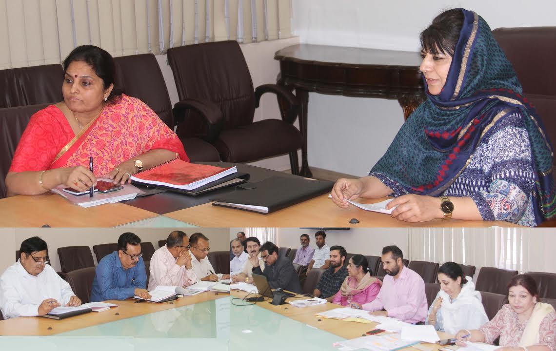 Roll out yearlong activity calendar, devise special art formats for kids: Mehbooba