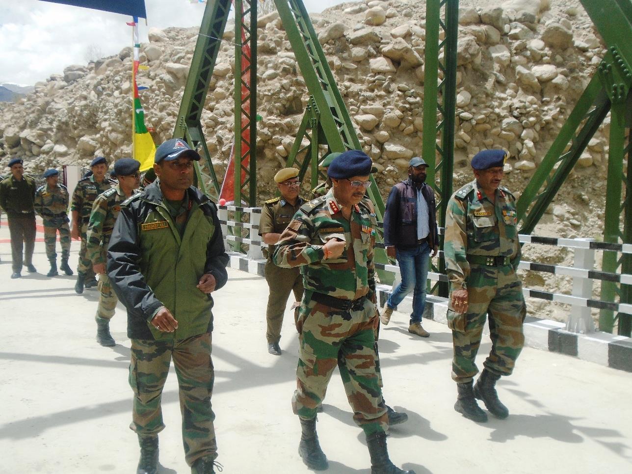 BRO constructs Chumathang bridge in Ladakh