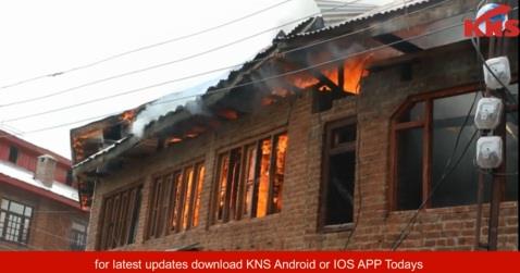 7 houses, few shops gutted in Pulwama fire