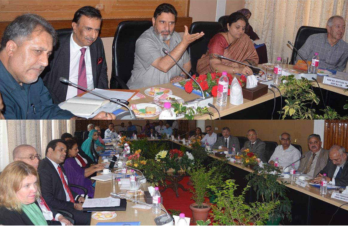Amitabh Mattoo, Altaf Bukhari chair meeting of Working Group on Knowledge Initiative