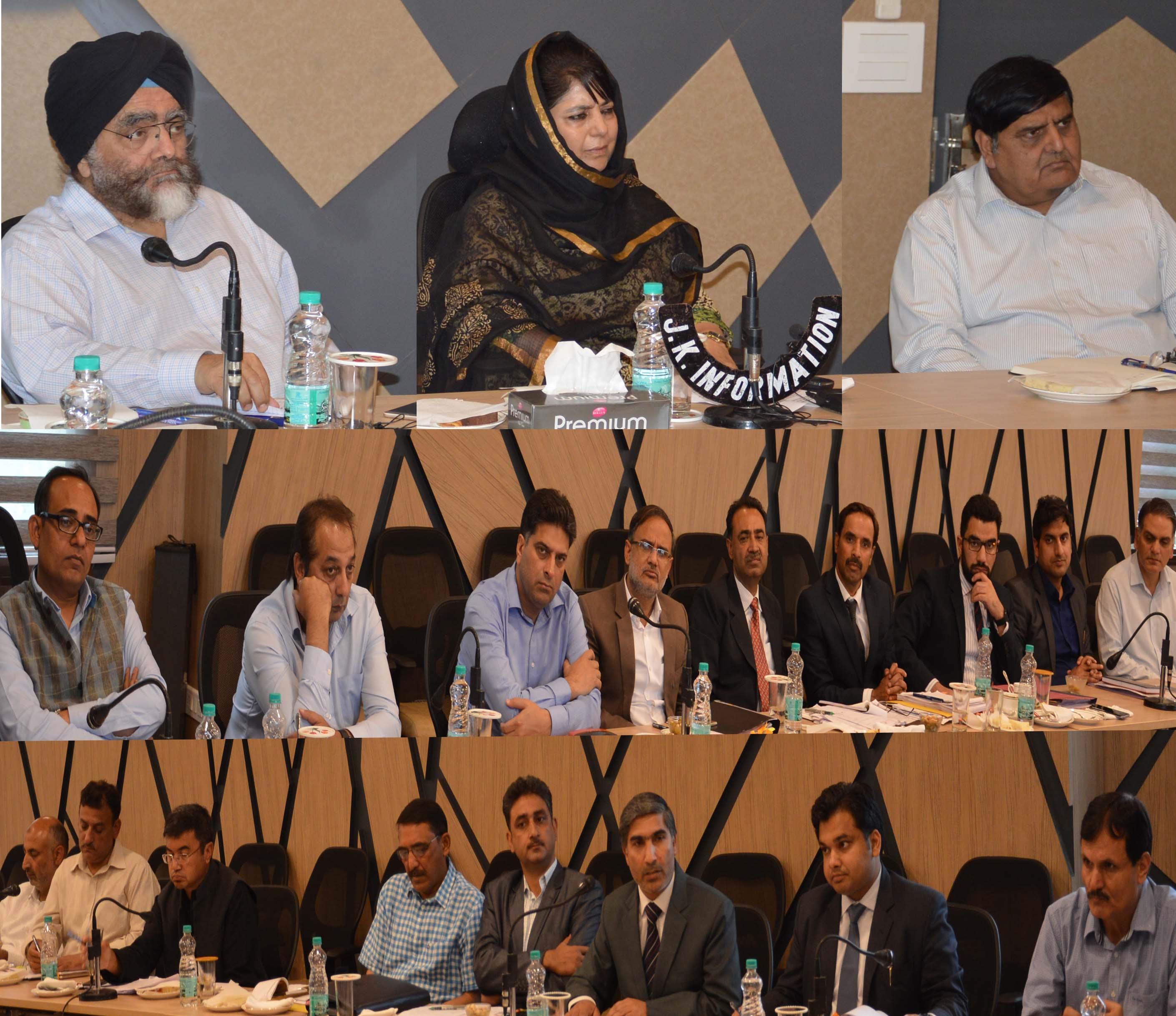 Mehbooba stresses on youth festivals, more interactions to inculcate sense of unity among them