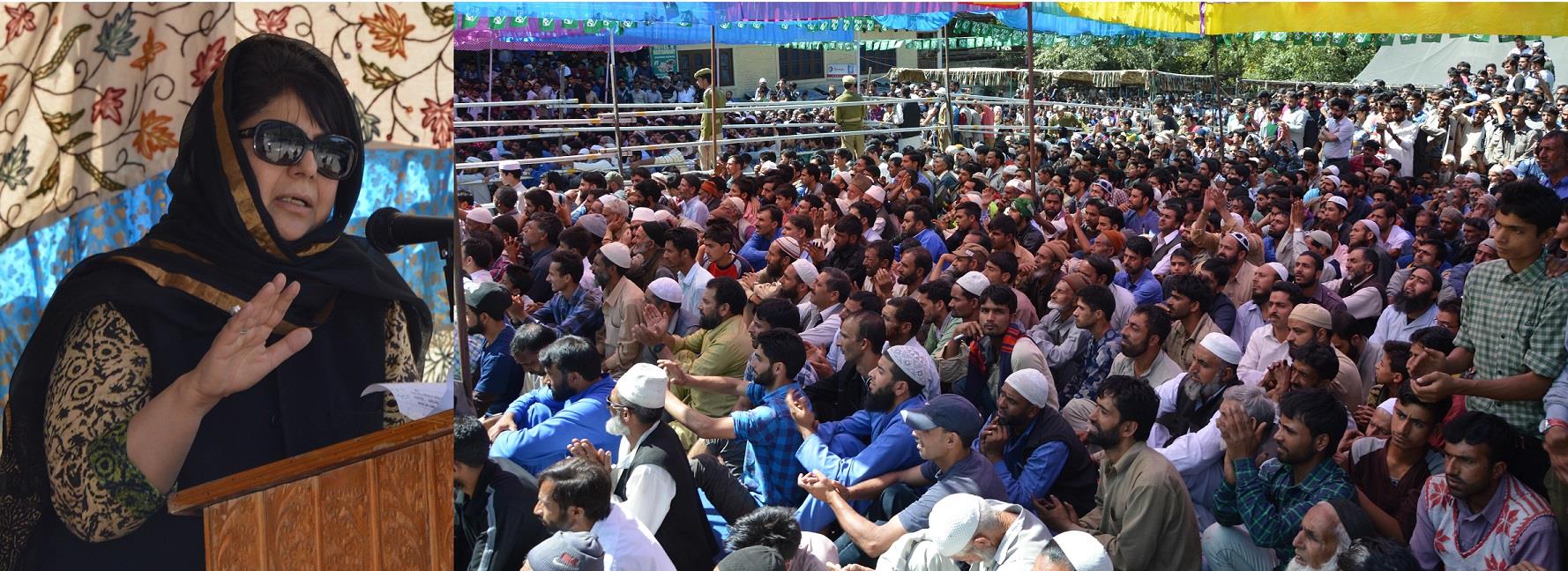 Amid ceasefire violations, Mehbooba seeks end to Indo-Pak hostility