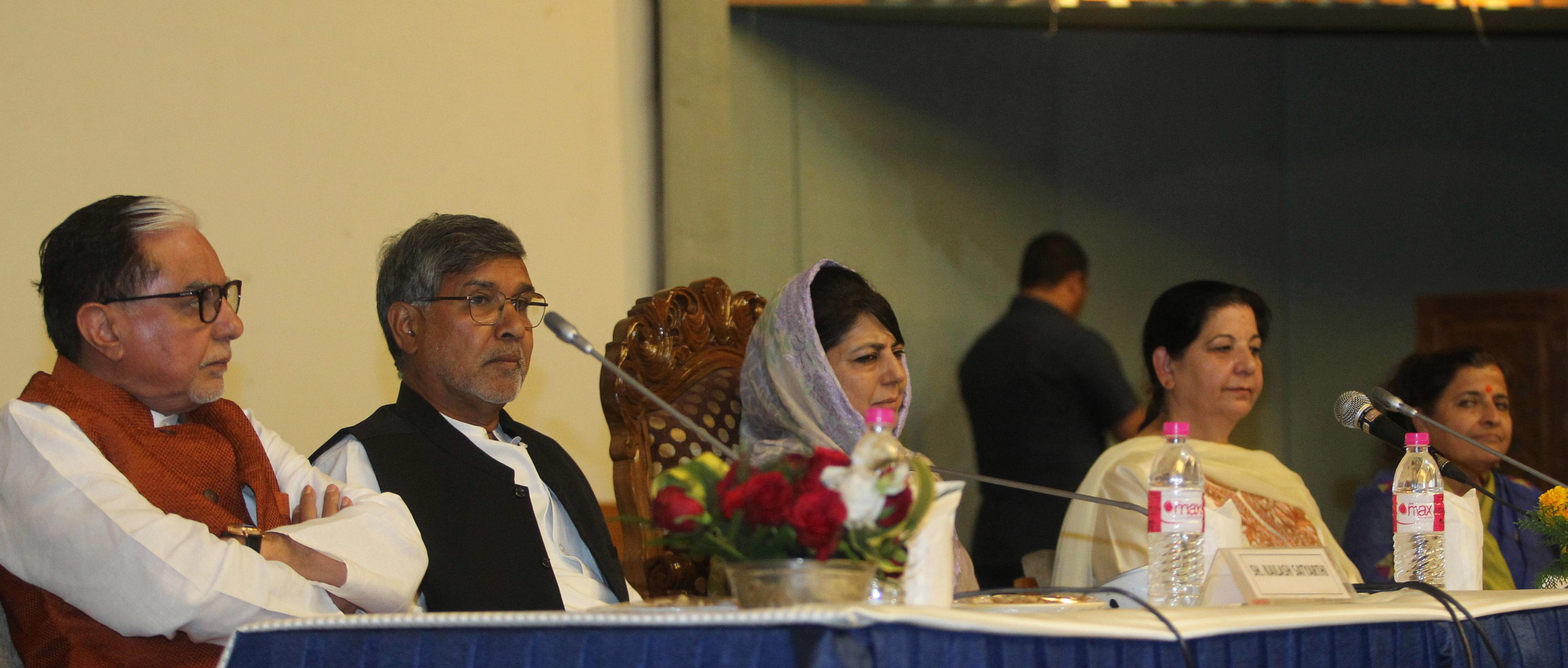 Mehbooba appeals for protecting children’s innocence, education