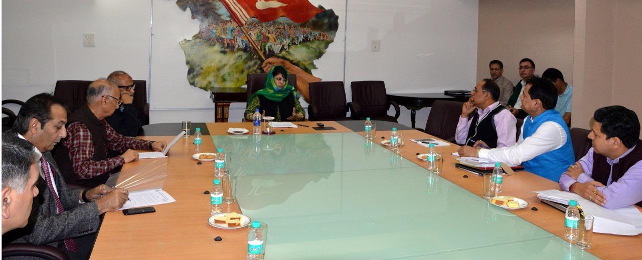 As a follow up, Mehbooba directs early completion of Charar i Sharief projects