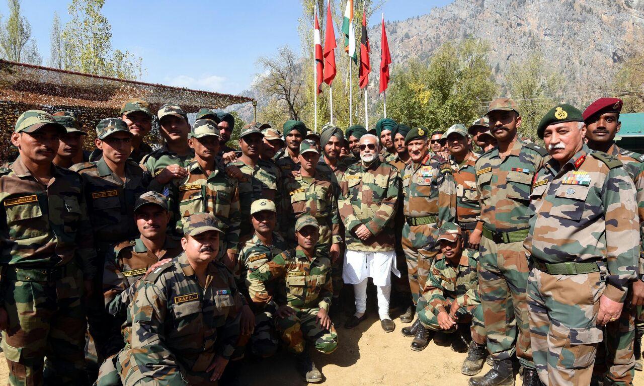 Forces protecting motherland with utmost valour: PM Modi