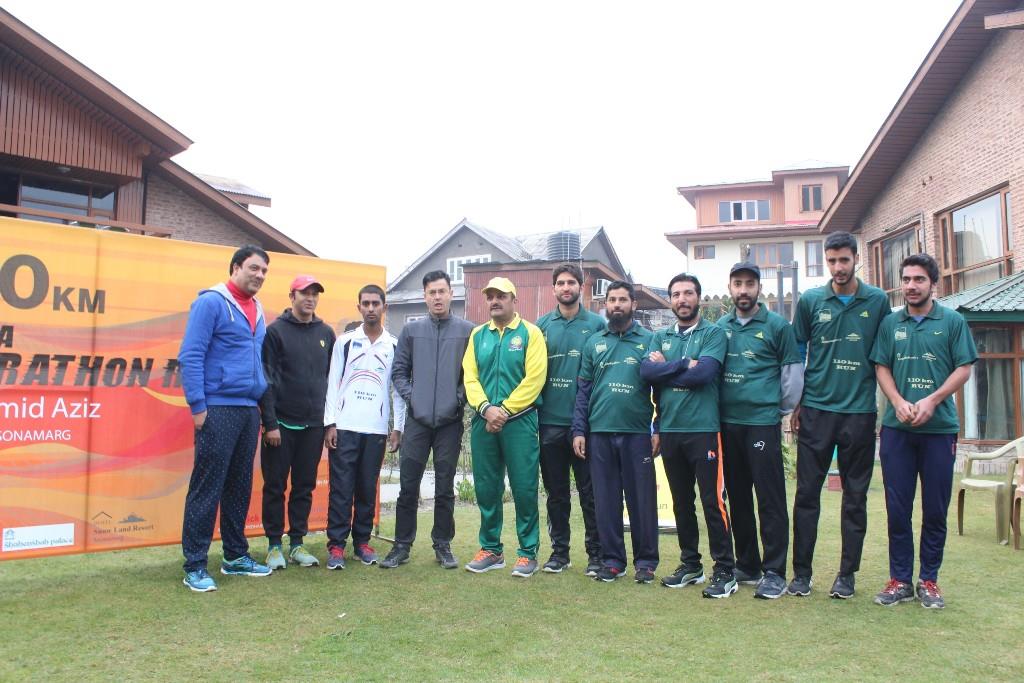 Athlete Hamid creates history, runs non-stop 110km run from Srinagar to Baltal