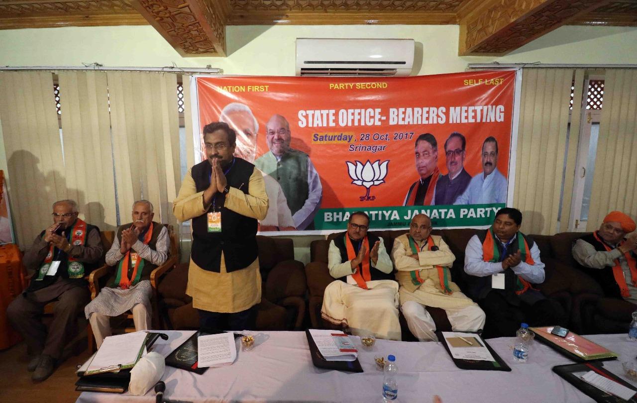 Dineshwar Sharma will talk with all groups, leaders in JK: Ram Madhav