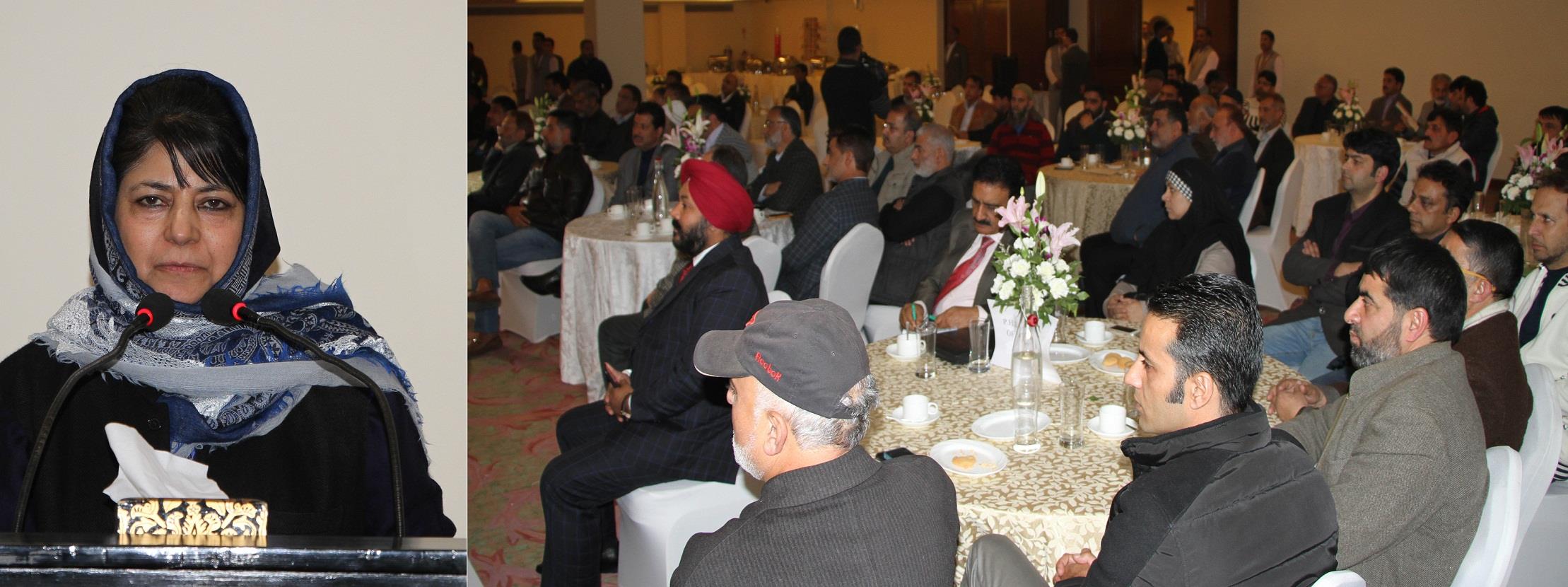 Govt seized of local industry’s problems: Mehbooba
