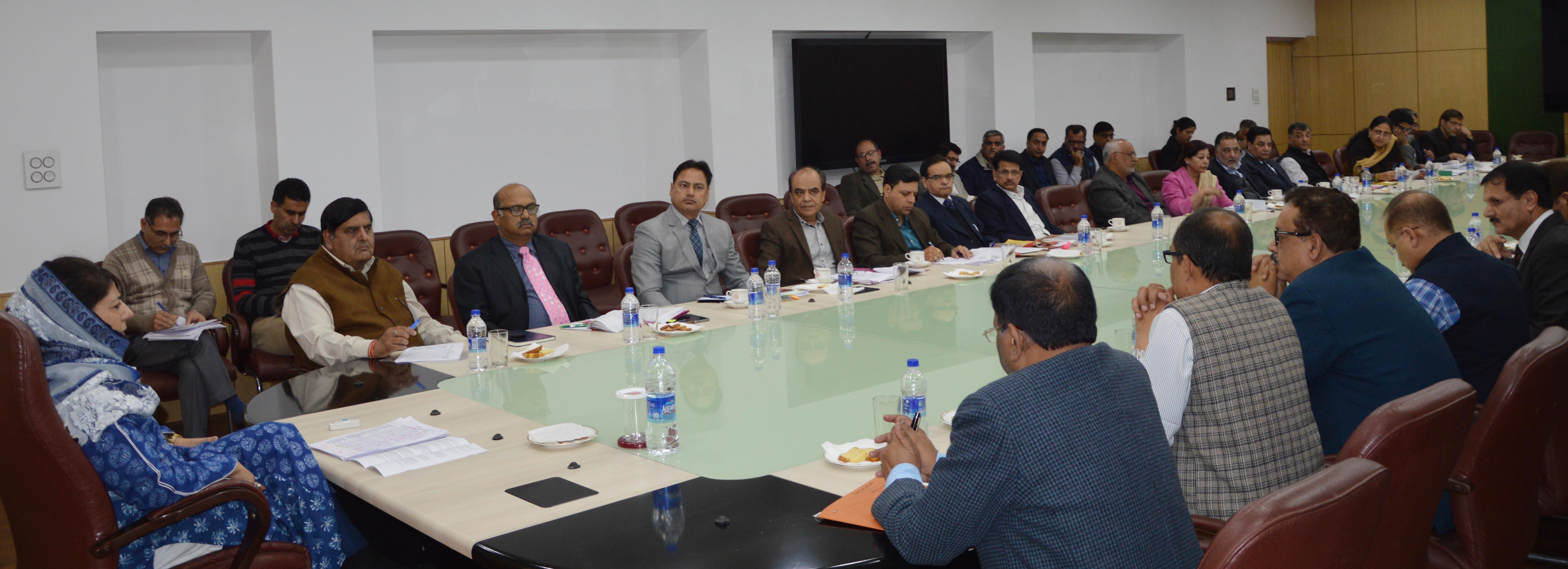 CM chairs meeting of Ahrabal, Kokernag, Verinag Dev Authorities