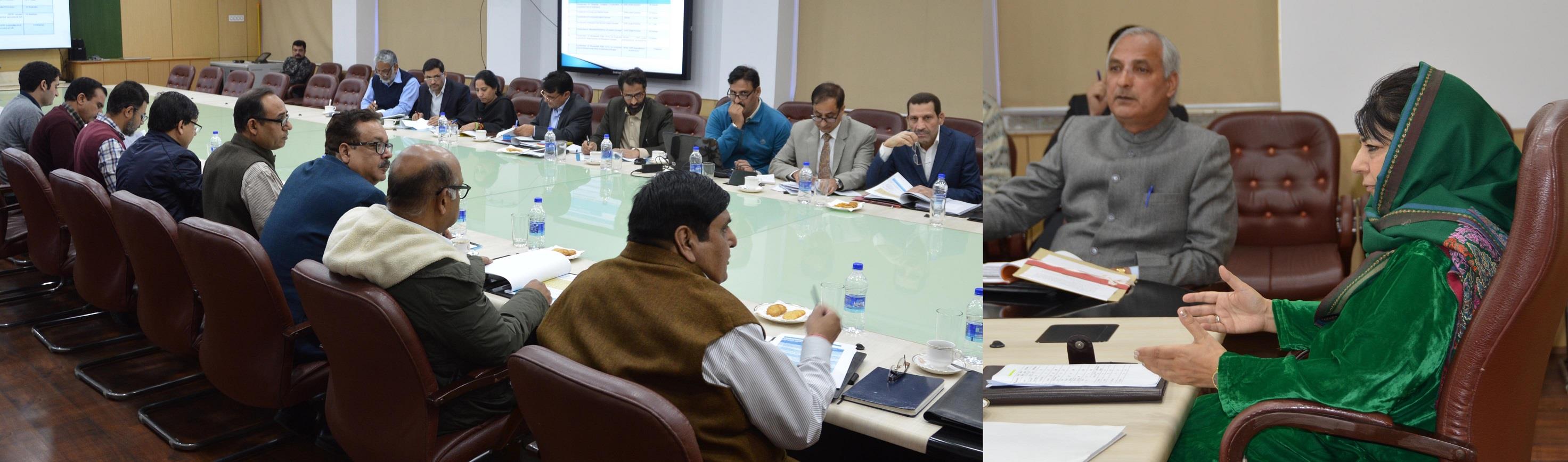 Mehbooba asks for scientific mapping of Custodian assets