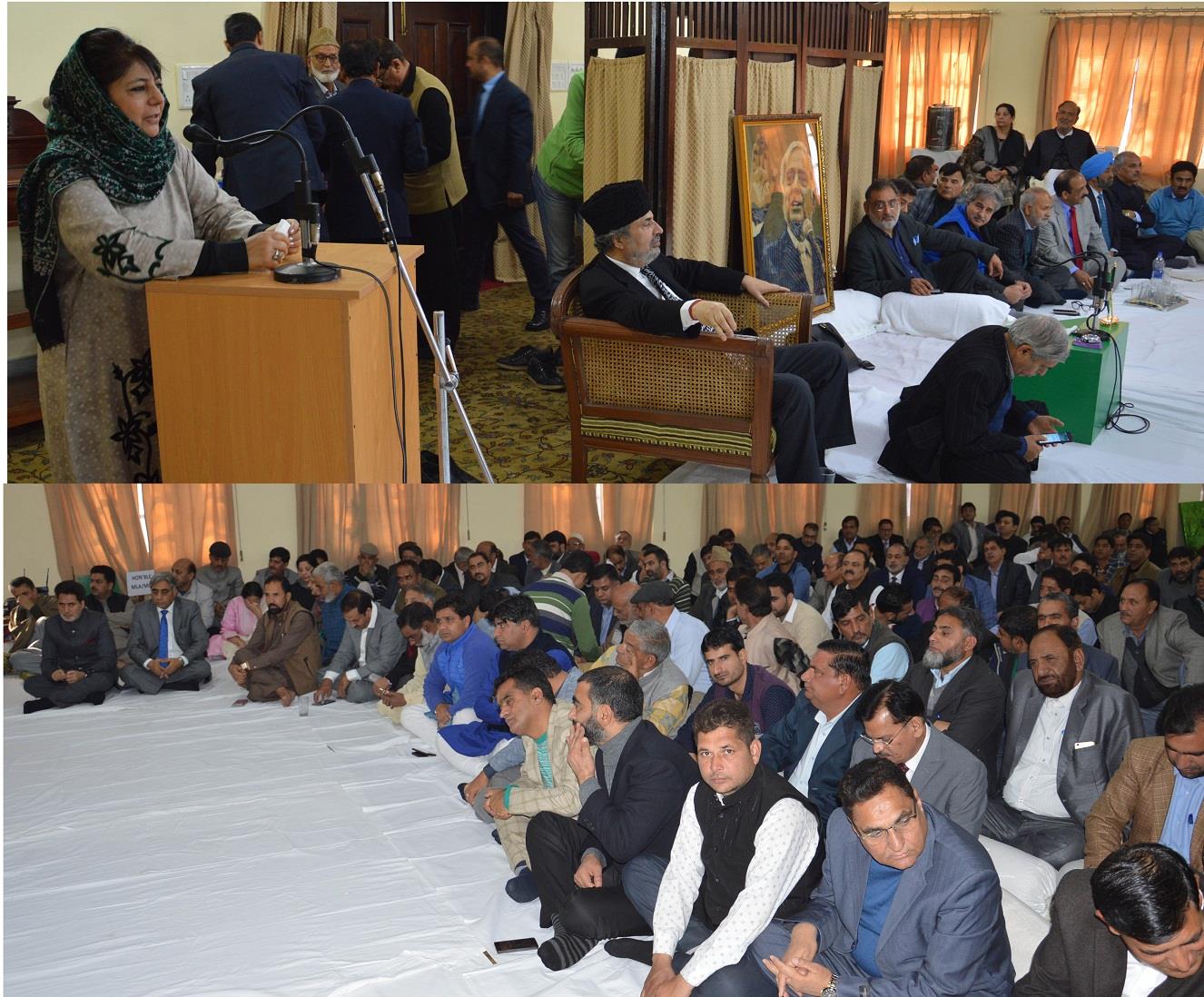 Mehbooba Mufti elected PDP President for 6th consecutive term