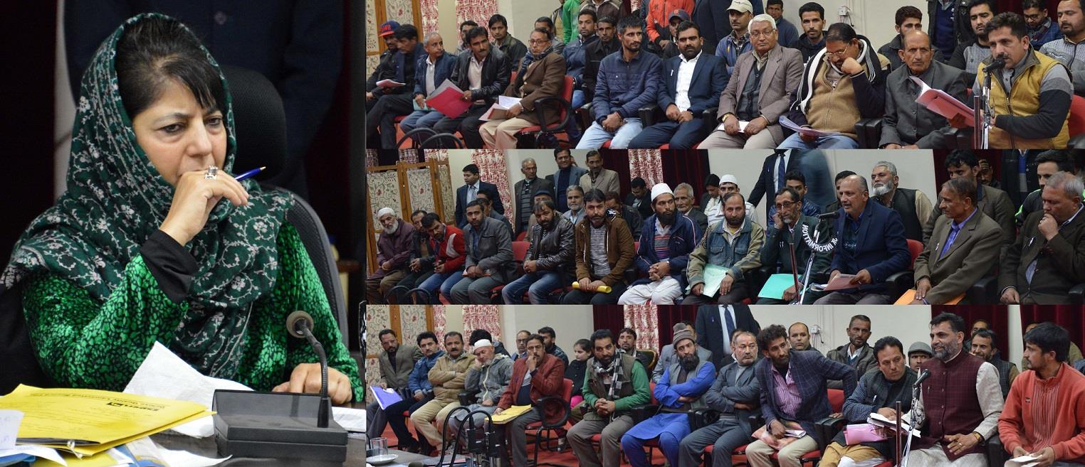 At Doda Mehbooba continued to listen to deputations till 2 am, longest interaction in decades