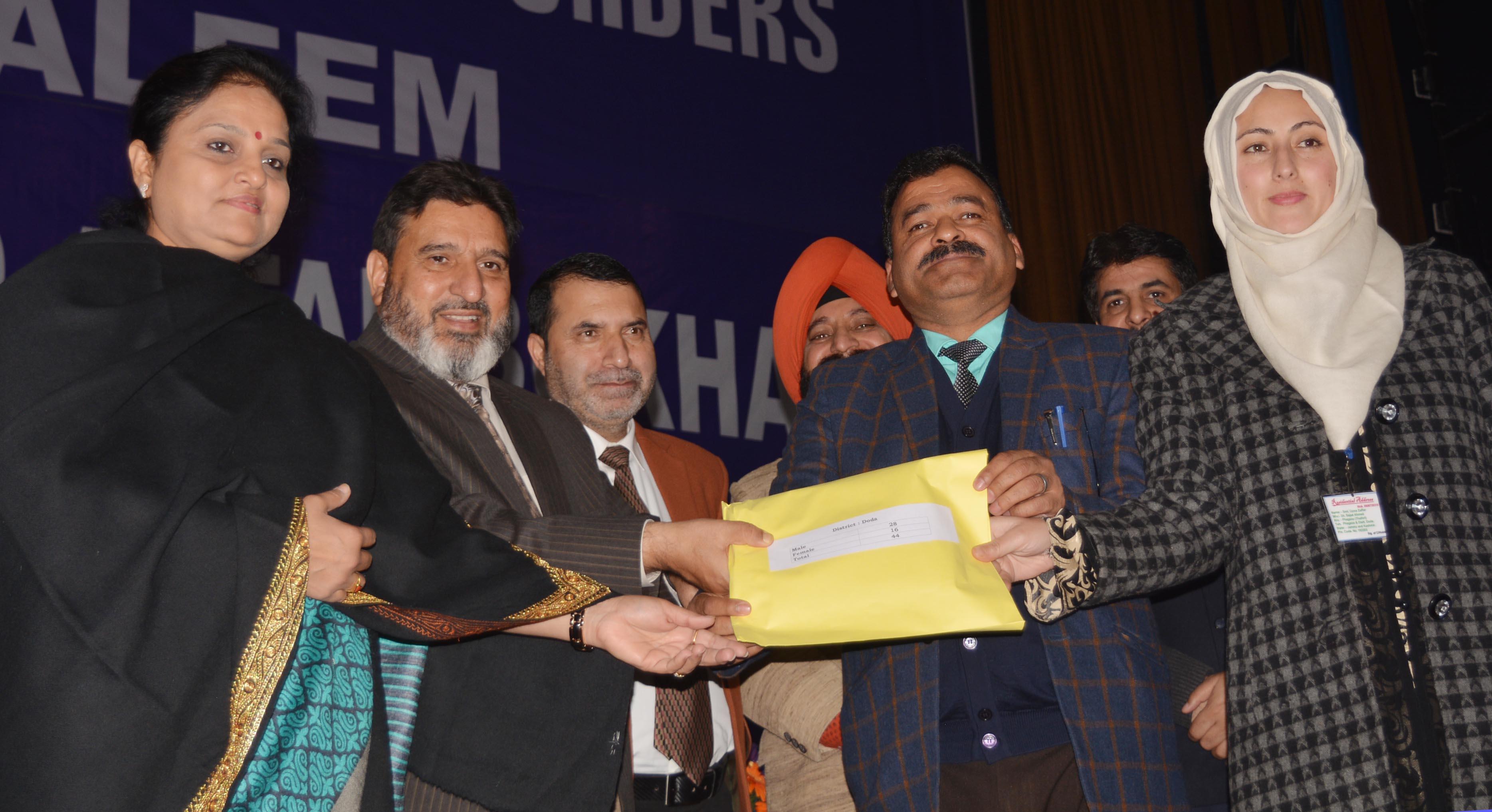 Govt regularizes services of 493 ReTs in Jammu division