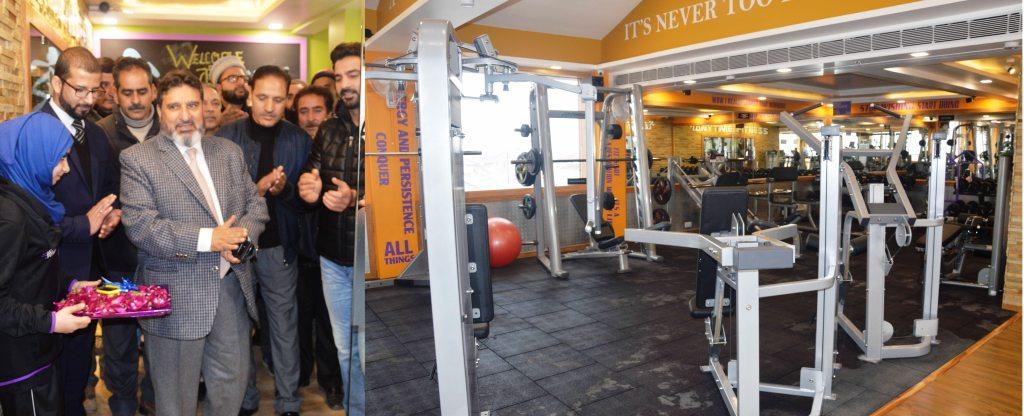 Altaf Bukhari inaugurates Srinagar franchise of USA based ‘Anytime Fitness’ club