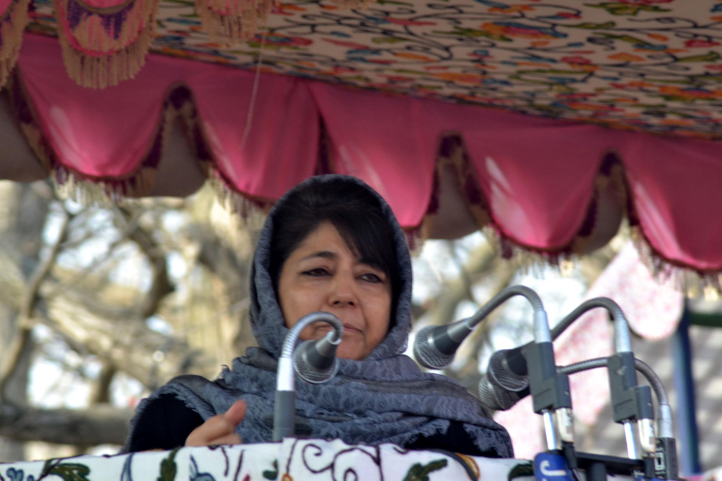 PDP acting as a major 'wall' to safeguard Kashmir’s larger political interests: Mehbooba Mufti